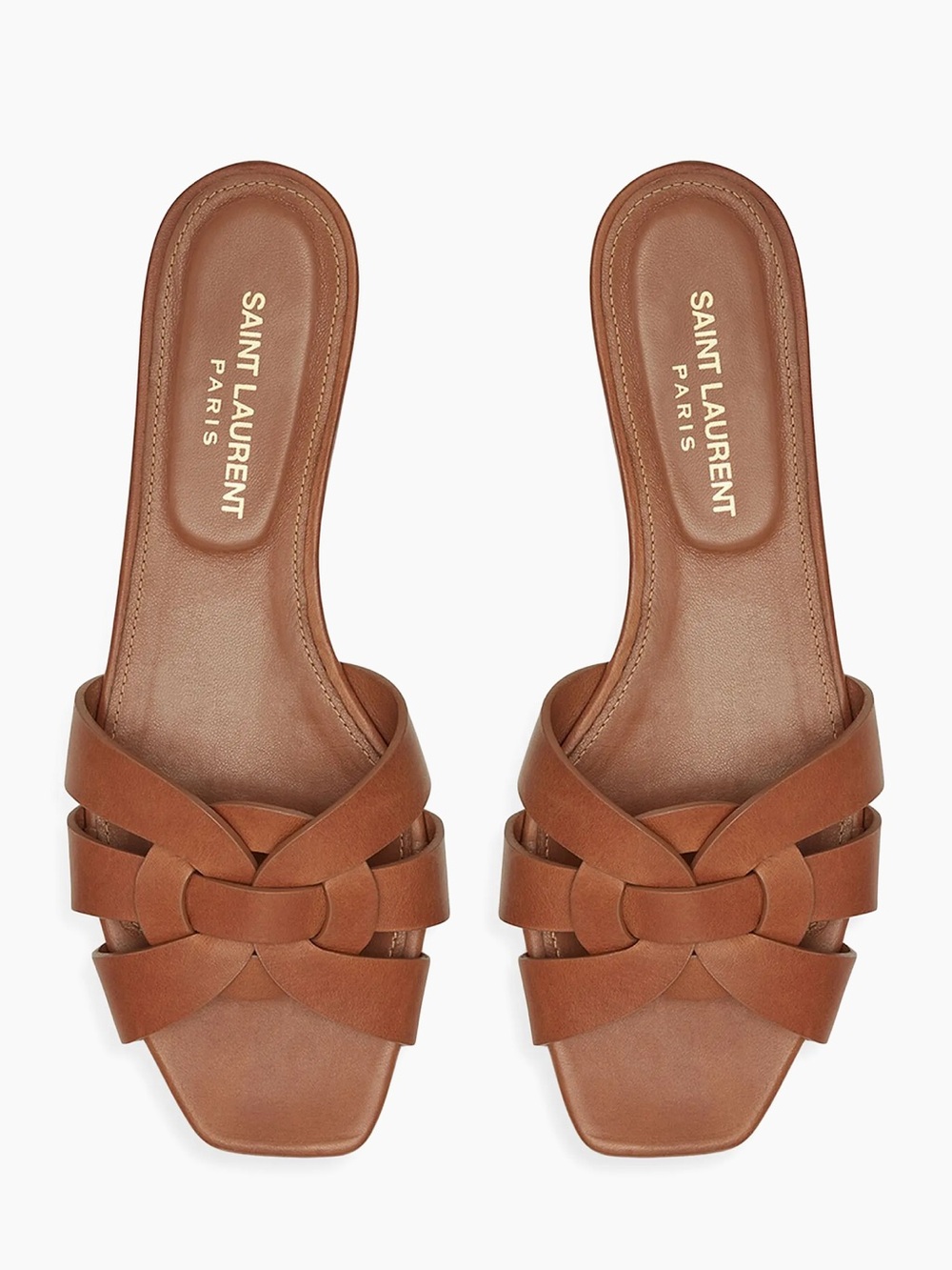 Saint Laurent | Tribute Mules In Smooth Leather Size; 5.5